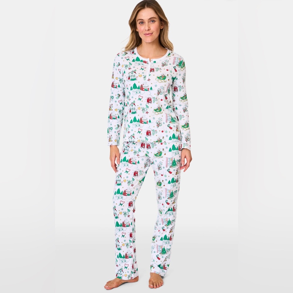 Roller Rabbit Snow Village Pajamas